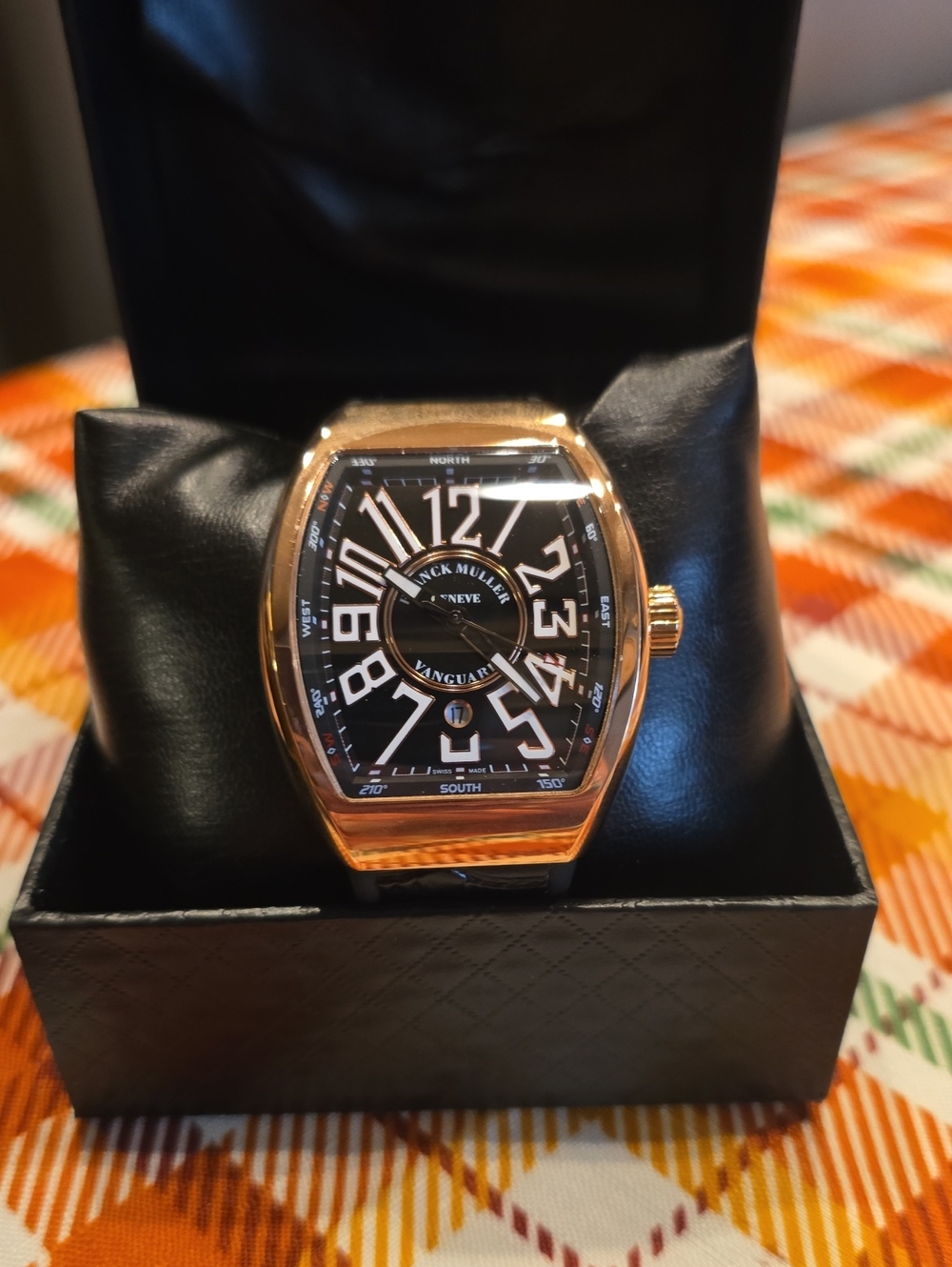 Copper And Black Mens Watch